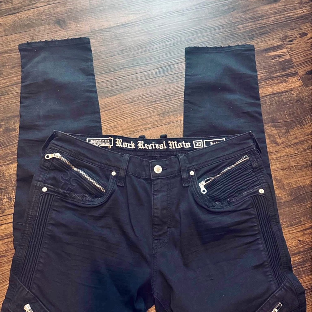 🔥Rock Revival Men's Black Jeans🔥 SALE
